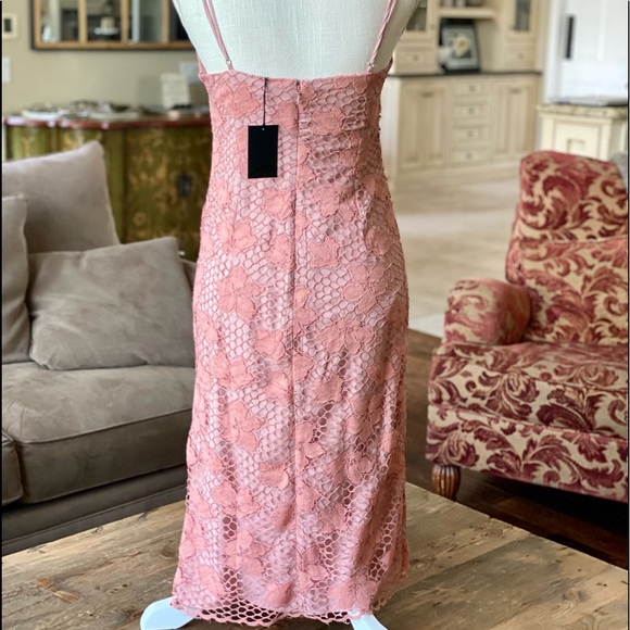 NWT Lace Dress Straps Clay - Pink size Medium - Picture 2 of 14